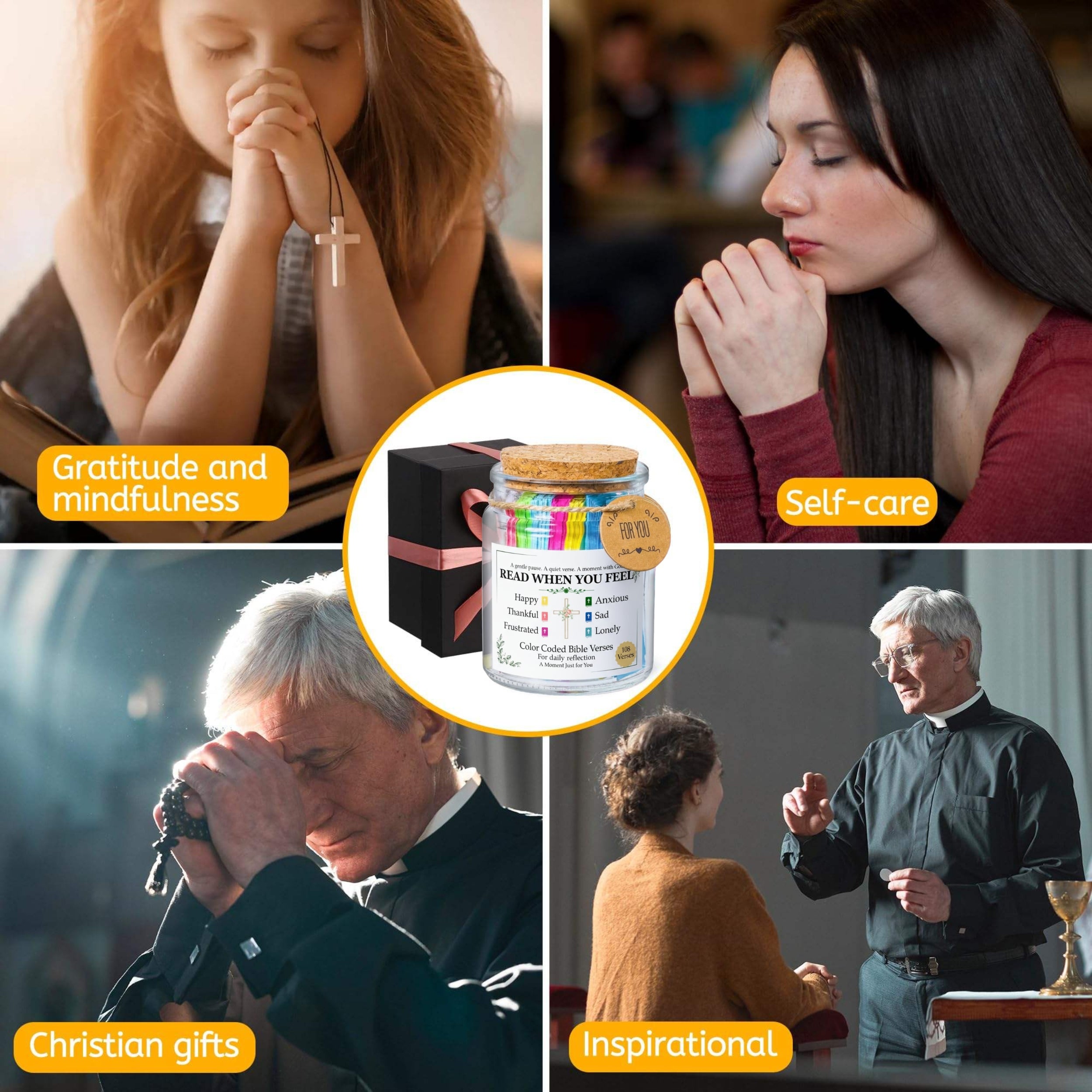 God Walk With Me™ Emotion-Guided Bible Verse Jar
