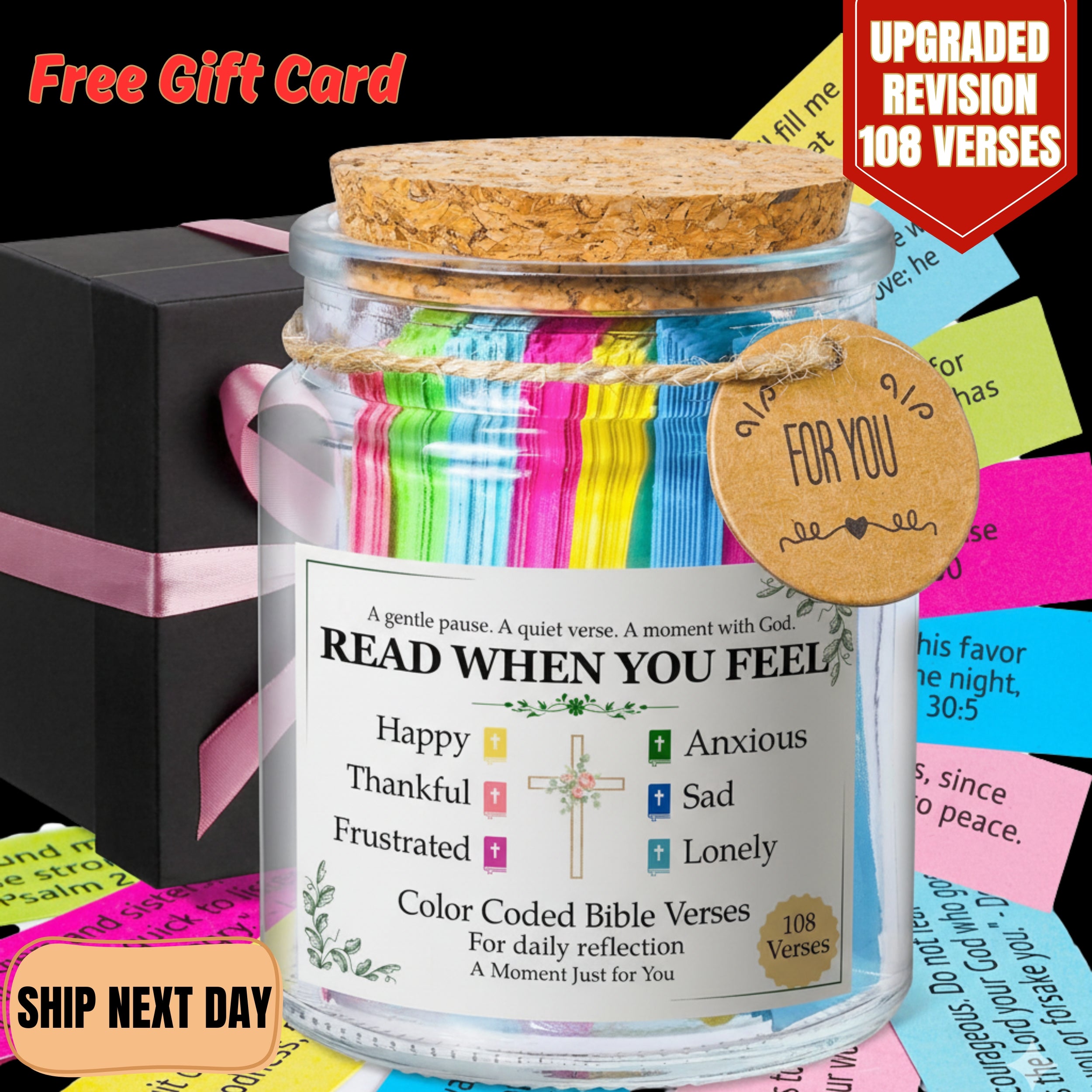 Bible Verse Jar for Kids Christian gift