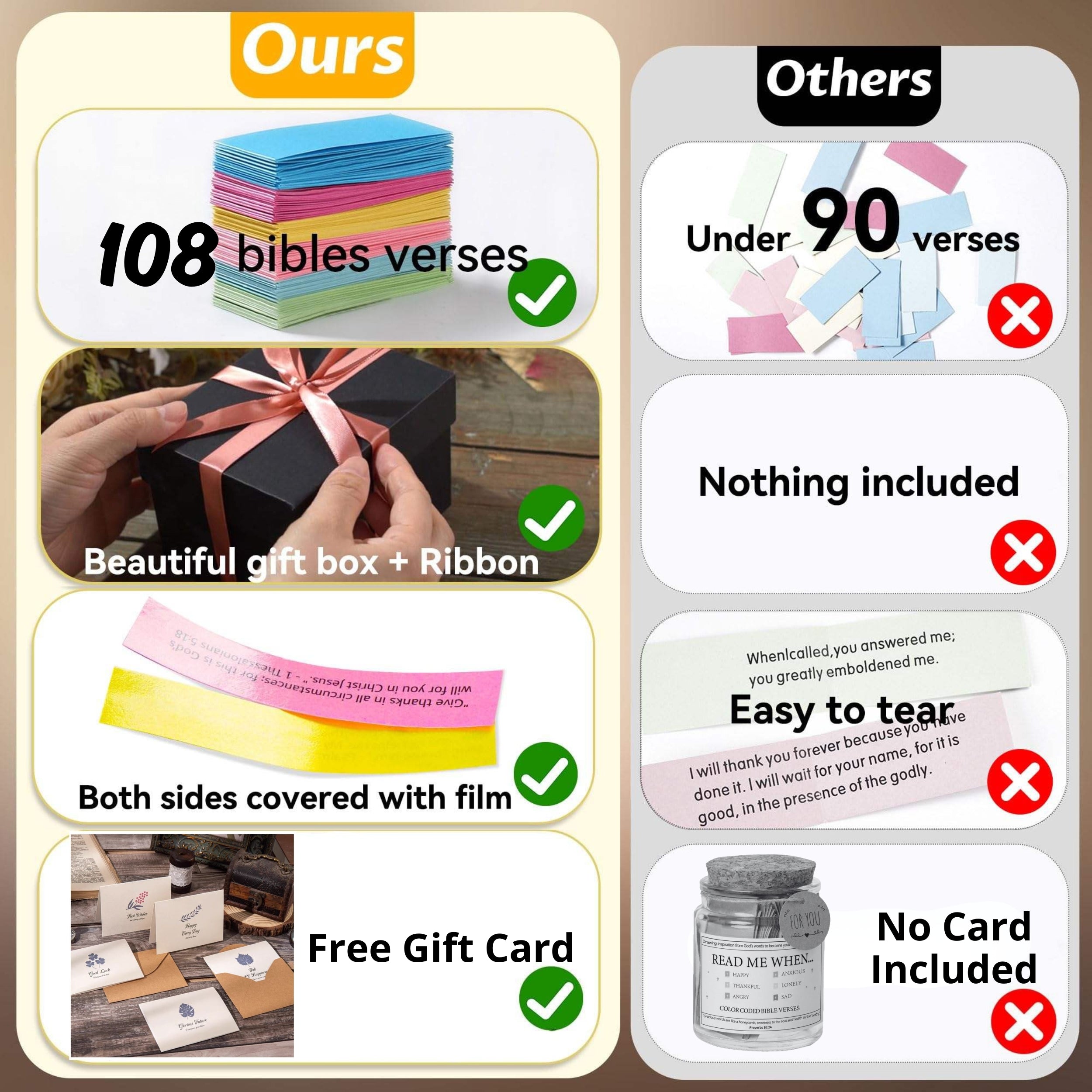 108 Bible verses jar