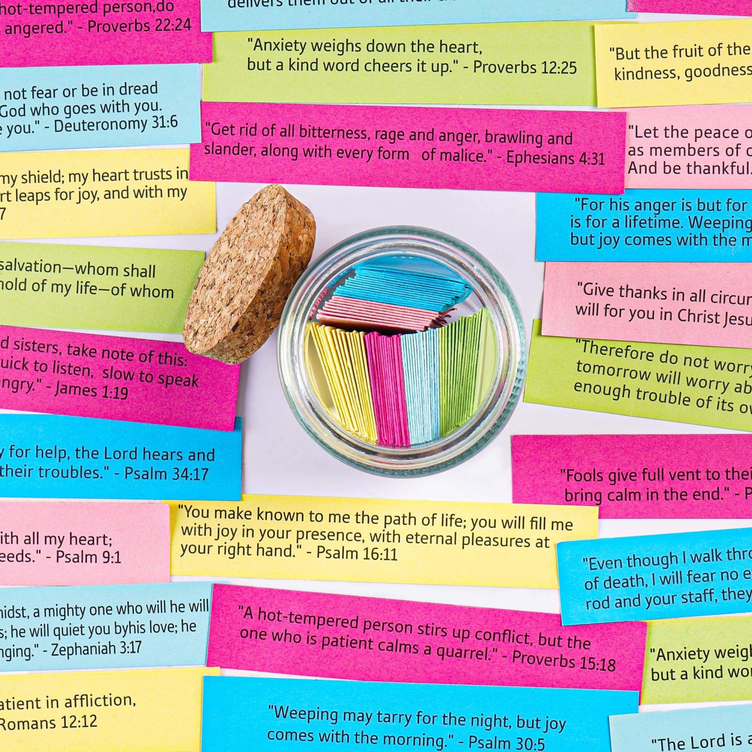 108 Bible verses jar