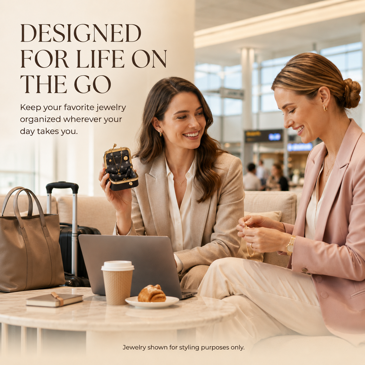 Everly Mini Leather Jewelry Case