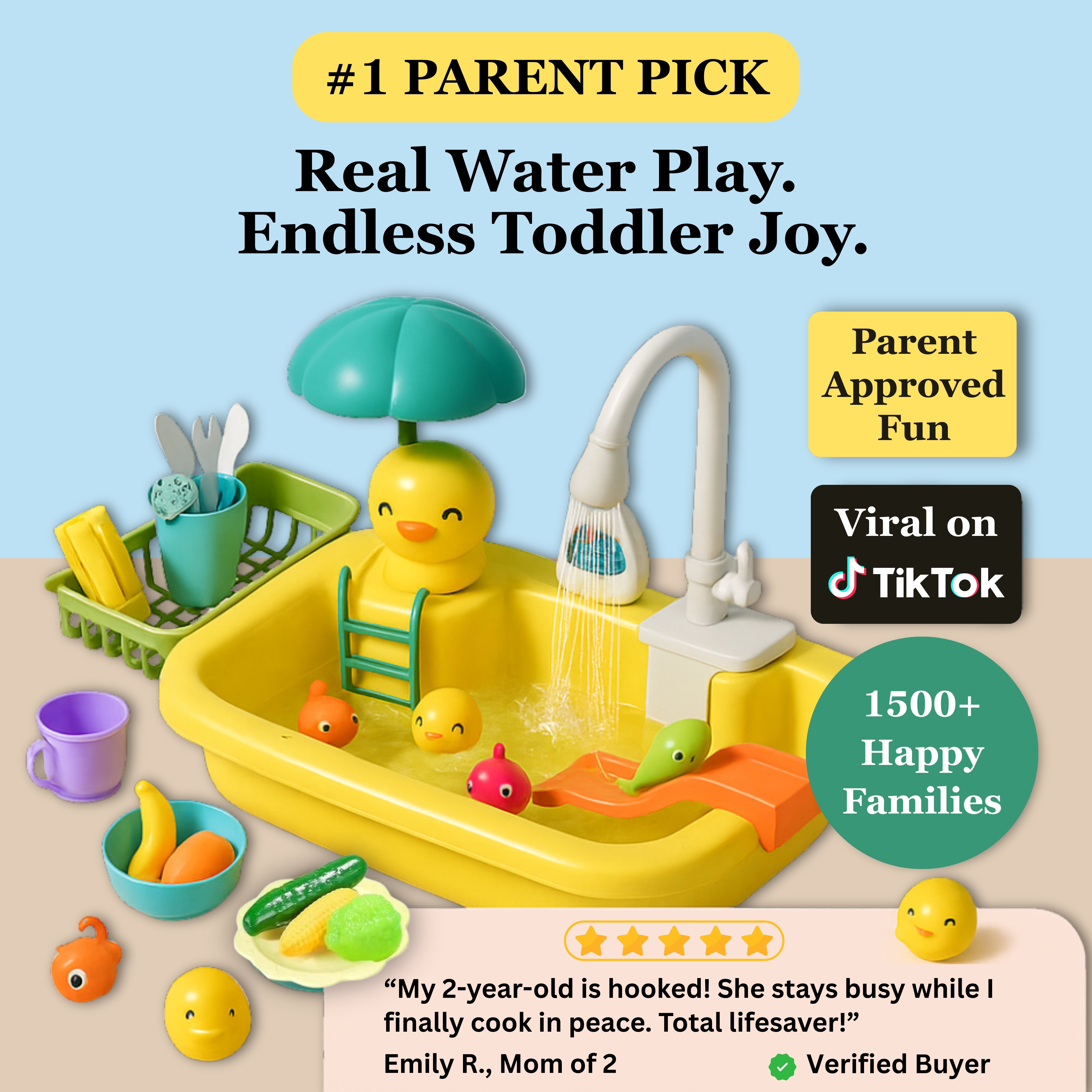 CurioPlay™ - Magic Water Play Sink