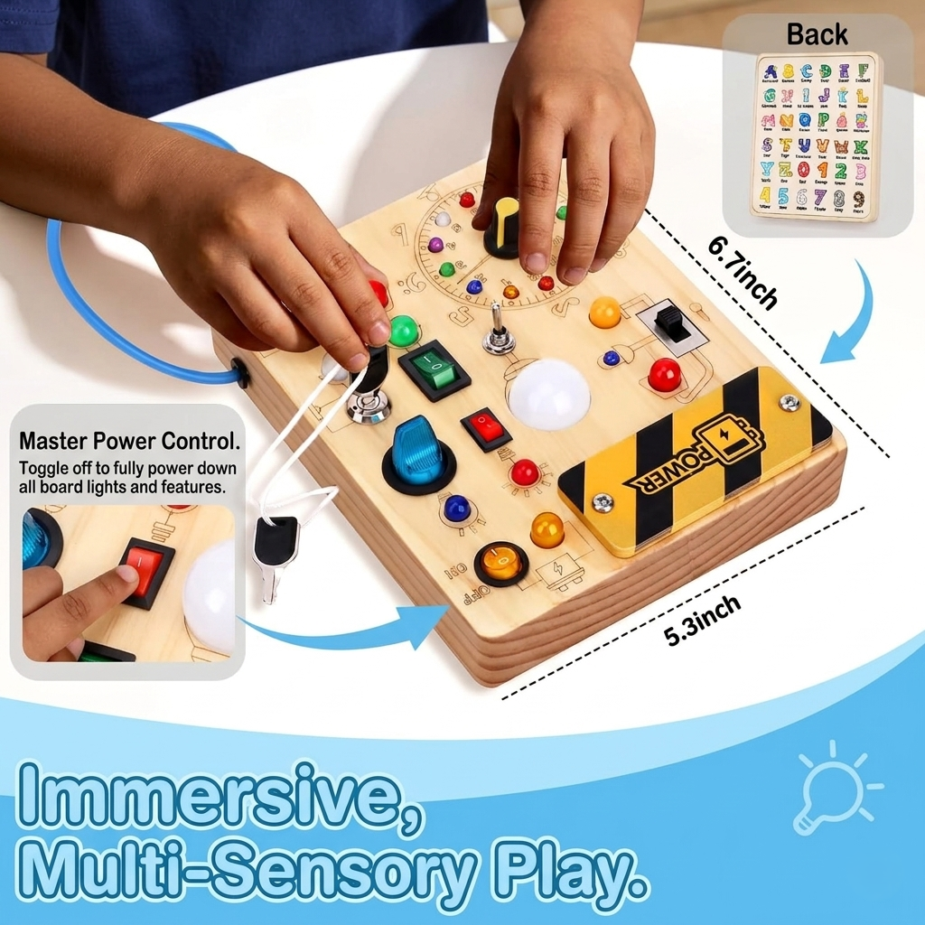 CalmNest™ STEM Sensory Busy Board