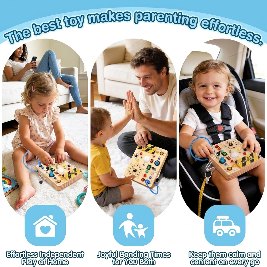 CalmNest™ STEM Sensory Busy Board