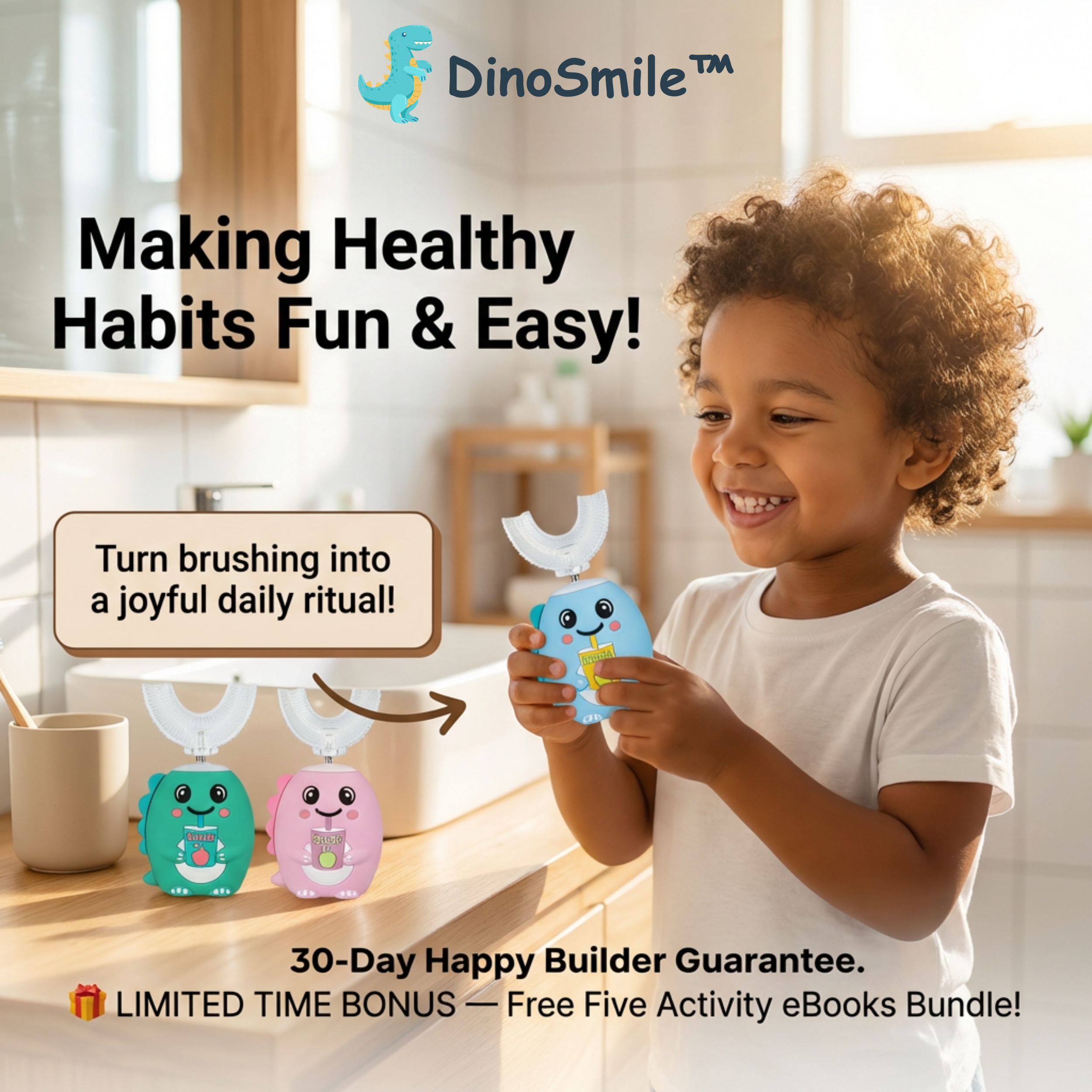 DinoSmile™ U-Shape Sonic Toothbrush