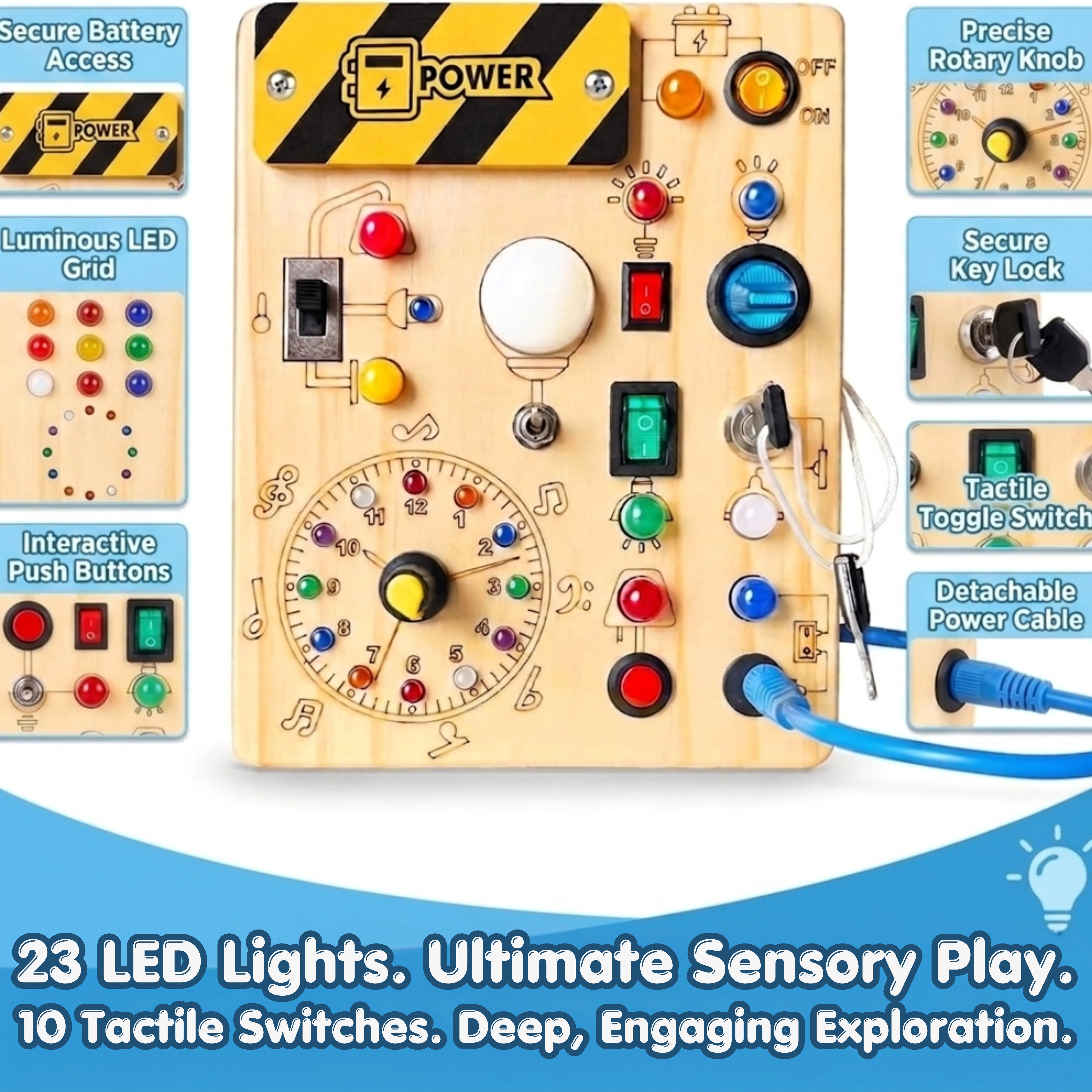 CalmNest™ STEM Sensory Busy Board