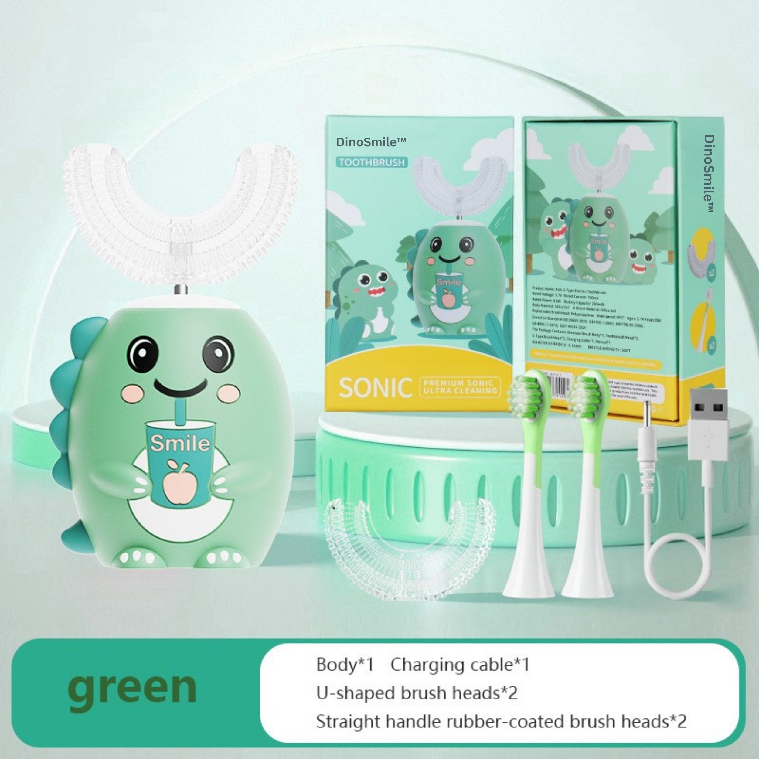 DinoSmile™ U-Shape Sonic Toothbrush