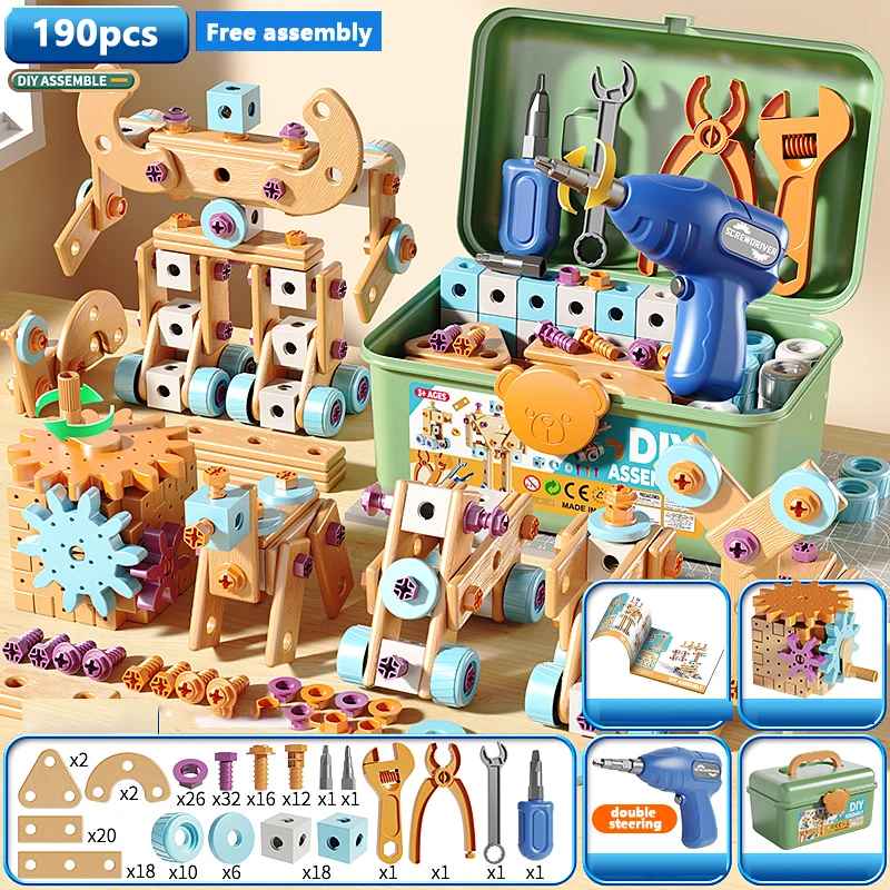 Ultimate STEM Play Toolbox (190 PCS)