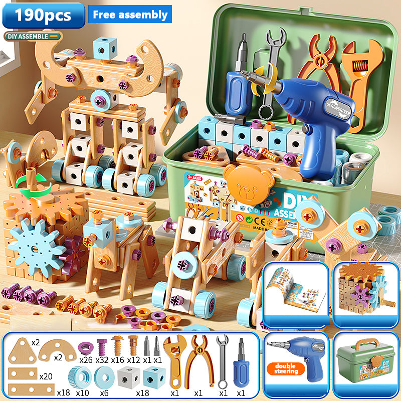 Ultimate STEM Play Toolbox (190 PCS)