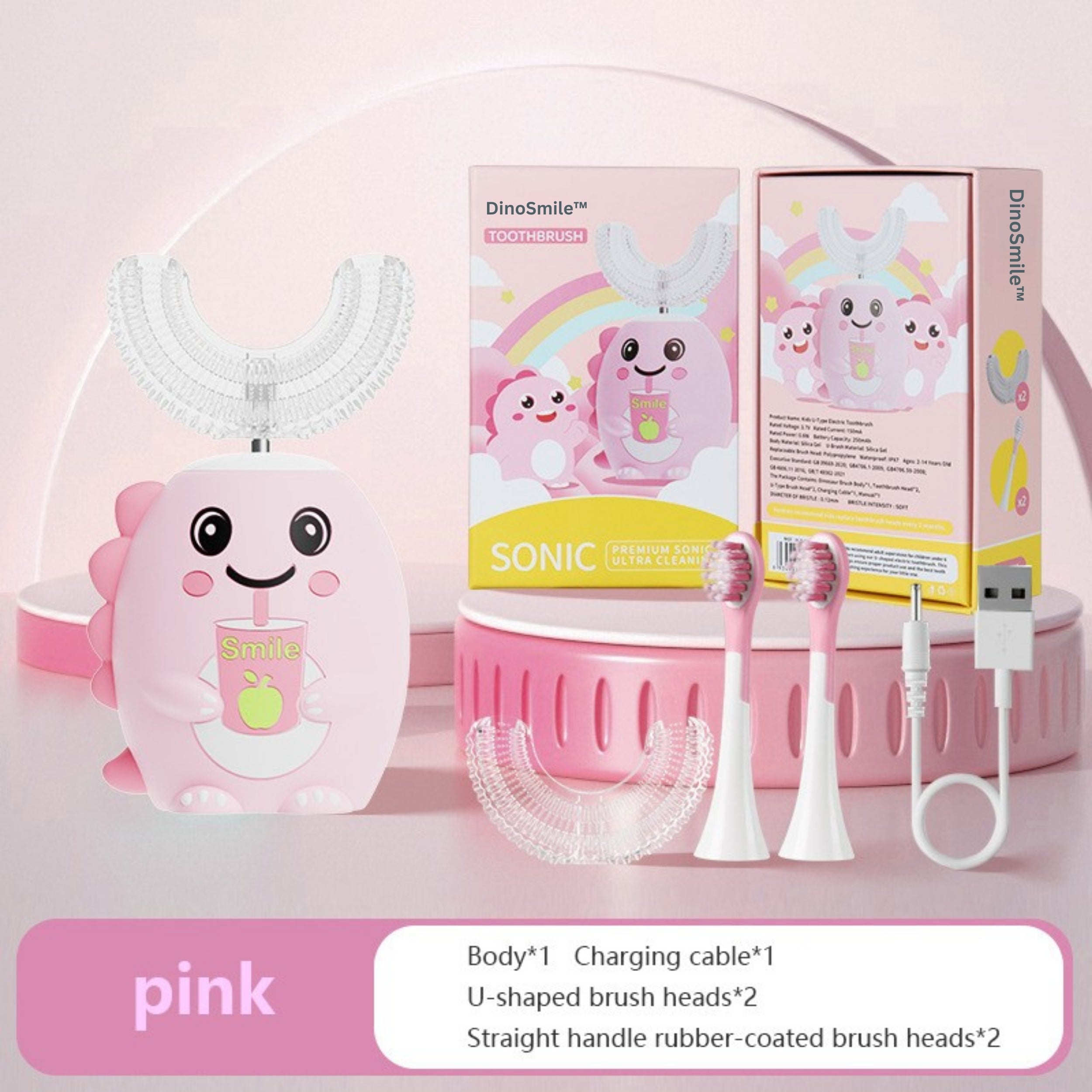 DinoSmile™ U-Shape Sonic Toothbrush