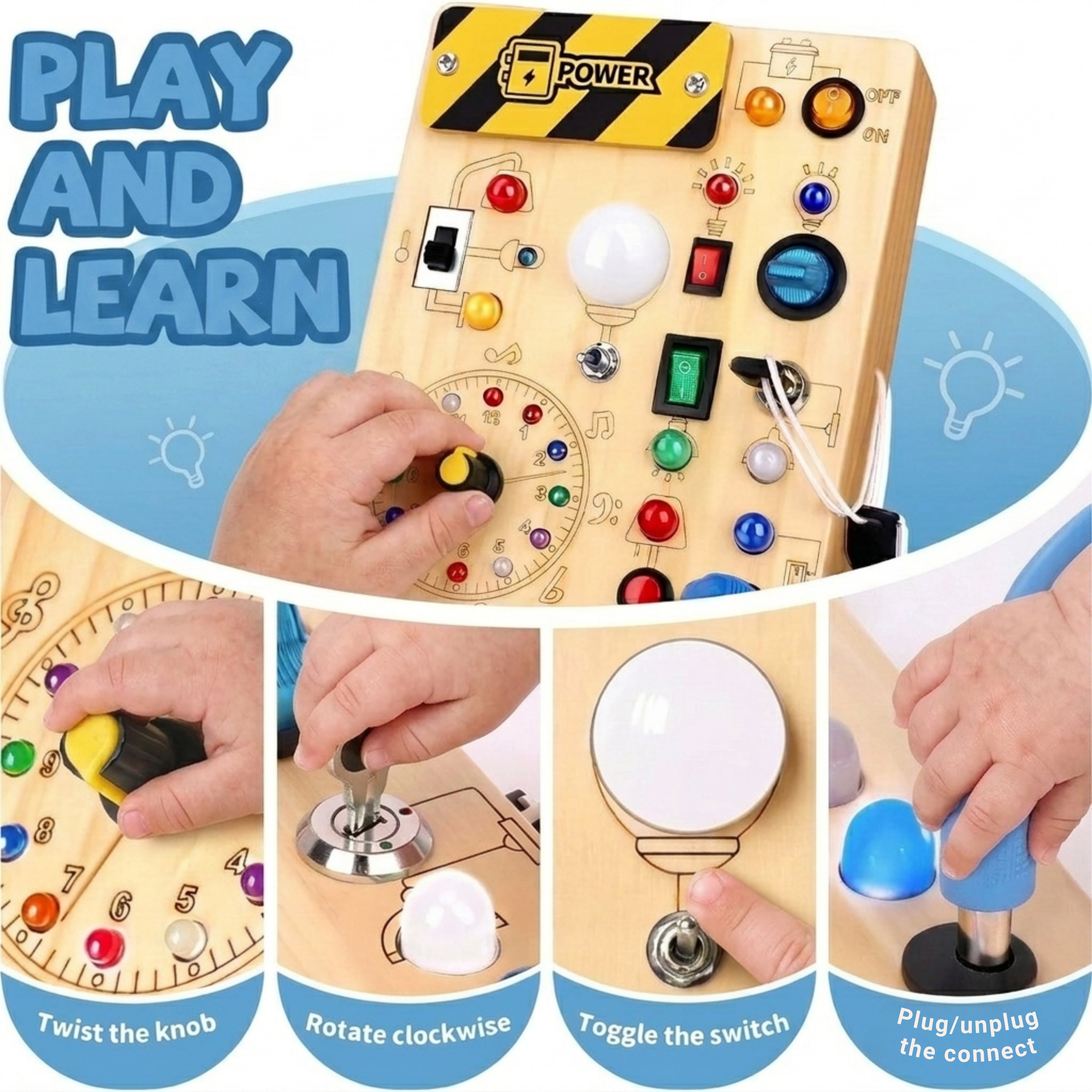CalmNest™ STEM Sensory Busy Board